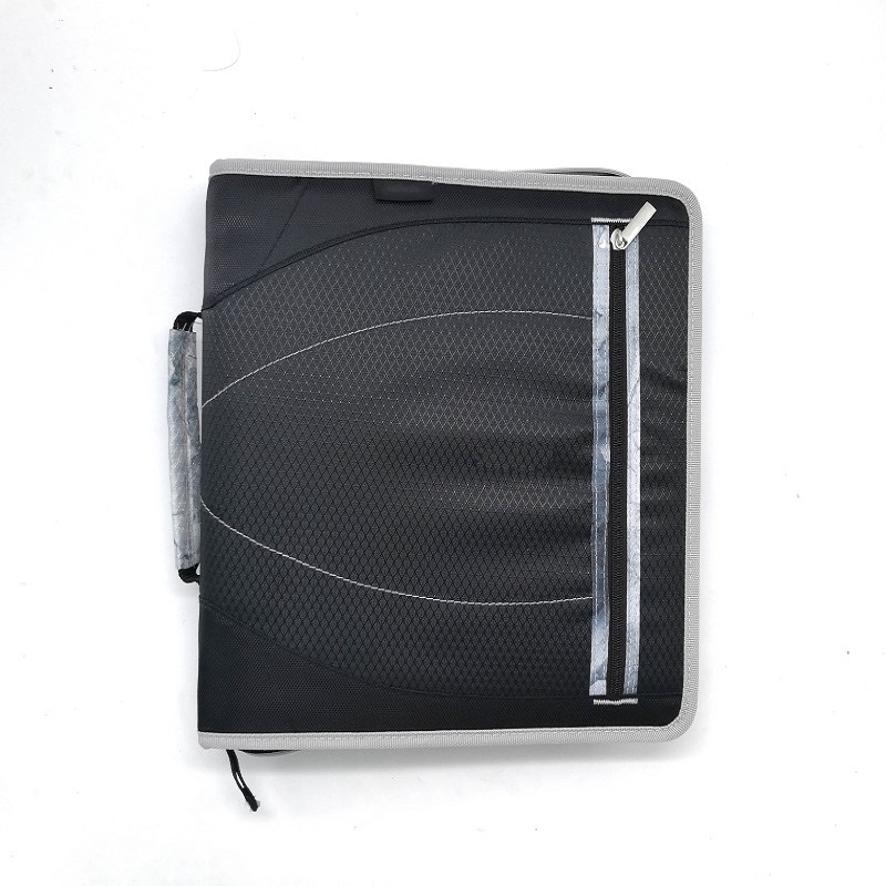 13 นิ้วซิป Binder-3 แหวนซิปบีบสำหรับโรงเรียนขนาดตัวอักษรขนาดไนล่อน 3 วงแหวนวงแหวน 2 นิ้ว